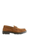 Next Klobige Loafer mit Trense Braun/Beige