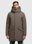 khujo Wintermantel CARL2 Braun/Grau/Khaki/Beige/Dunkelgrün