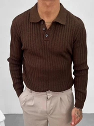 OSSY HOMER Strickpullover Braun/Dunkelrot/Dunkelbraun/Rot