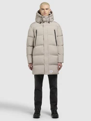 Khujo Wintermantel Morse2 Beige/Khaki/Braun