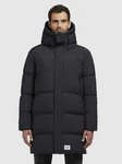 Khujo Wintermantel Morse2 Schwarz/Dunkelblau/Grau/Dunkelgrau