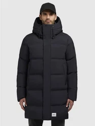 khujo Wintermantel STANK2 Schwarz/Dunkelblau/Dunkelgrau