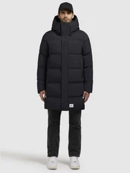 khujo Wintermantel STANK2 Schwarz/Dunkelblau/Dunkelgrau
