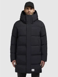 khujo Wintermantel STANK2 Schwarz/Dunkelblau/Dunkelgrau