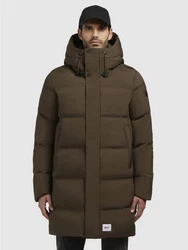khujo Wintermantel STANK2 Dunkelgrün/Khaki/Braun/Beige