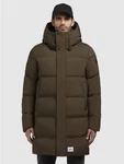 khujo Wintermantel STANK2 Dunkelgrün/Khaki/Braun/Beige