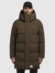 khujo Wintermantel STANK2 Dunkelgrün/Khaki/Braun/Beige