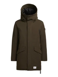 khujo Wintermantel LARC Dunkelgrün/Khaki/Braun