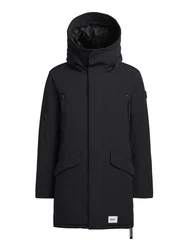 khujo Wintermantel LARC Schwarz/Dunkelgrau