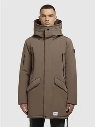 khujo Wintermantel LARC Braun/Khaki/Beige/Grau