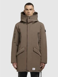 khujo Wintermantel LARC Braun/Khaki/Beige/Grau