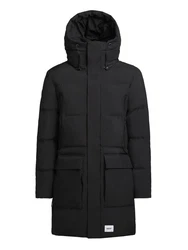 khujo Wintermantel WINER2 Schwarz/Dunkelgrau