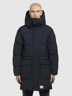 khujo Wintermantel WINER2 Schwarz/Dunkelblau