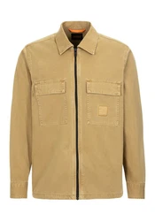 BOSS Hemd Lovel Beige/Braun/Khaki