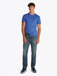 Tommy Jeans T-Shirt TJM SLIM WASHED POCKET TEE Blau