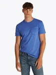 Tommy Jeans T-Shirt TJM SLIM WASHED POCKET TEE Blau