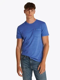 T-Shirt TJM SLIM WASHED POCKET TEE in leicht gewaschener Optik