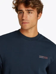 Tommy Jeans Sweatshirt TJM REG ENTRY GRAPHIC CREW Dunkelblau/Hellblau