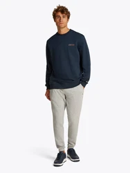 Tommy Jeans Sweatshirt TJM REG ENTRY GRAPHIC CREW Dunkelblau/Hellblau