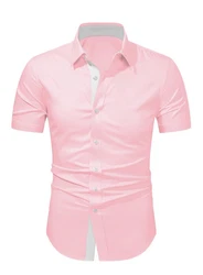 JMIERR Businesshemd Regular Kentkragen Uni Rosa