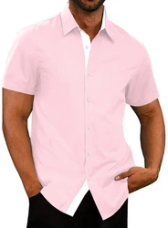 JMIERR Businesshemd Regular Kentkragen Uni Rosa