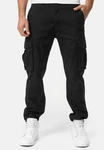 Indicode Cargohose INMauricio Schwarz/Khaki