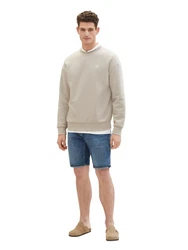 TOM TAILOR Jeansshorts TTJOSH Regular Fit (7363) Khaki/Beige/Weiß/Creme