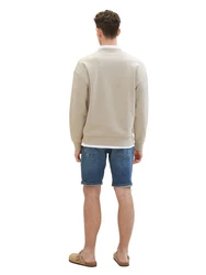TOM TAILOR Jeansshorts TTJOSH Regular Fit (7363) Khaki/Beige/Weiß/Creme