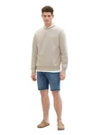 TOM TAILOR Jeansshorts TTJOSH Regular Fit (7363) Khaki/Beige/Weiß/Creme