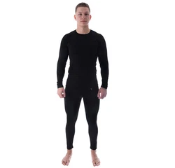 Black Snake Funktionsunterhemd und Funktionsunterhose python Funktionsunterwäsche Set Seamless Unterhemd + Unterhose Schwarz
