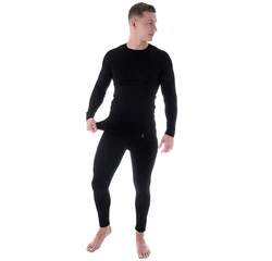 Black Snake Funktionsunterhemd und Funktionsunterhose python Funktionsunterwäsche Set Seamless Unterhemd + Unterhose Schwarz