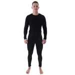 Black Snake Funktionsunterhemd und Funktionsunterhose python Funktionsunterwäsche Set Seamless Unterhemd + Unterhose Schwarz