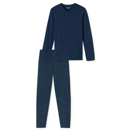 Pyjama Herren Schlafanzug, lang - Casual Essentials, (2 tlg)