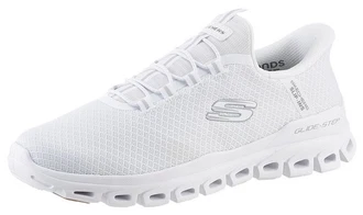 Skechers GLIDE-STEP Slip-On Sneaker Weiß/Grau