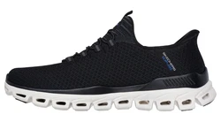 Skechers GLIDE-STEP Slip-On Sneaker Dunkelblau/Schwarz/Hellblau