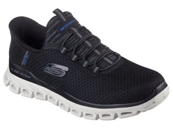 Skechers GLIDE-STEP Slip-On Sneaker Dunkelblau/Schwarz/Hellblau