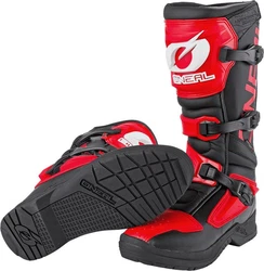 ONEAL RSX Motocross Stiefel Rot/Dunkelrot