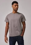 STREET ONE MEN T-Shirt Rundhalsausschnitt Grau/Braun/Hellgrau/Beige/Khaki