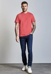 STREET ONE MEN T-Shirt Rundhalsausschnitt Rot