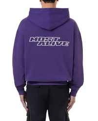 Pegador Hoodie PGDR Bowin Oversized Lila/Dunkelblau