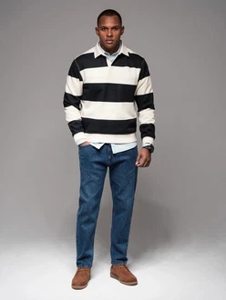 OMBRE Jeans Denim-Hose CARROT FIT