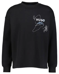 Sweatshirt Herren Sweatshirt NEWCREW Loose Fit (1-tlg)