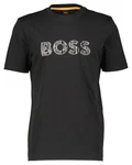 BOSS T-Shirt TE_LOGOTEXTURE Regular Fit Schwarz/Braun/Rosa/Gold