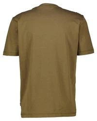 BOSS T-Shirt TE_LOGOTEXTURE Regular Fit Dunkelgrün/Braun/Gold/Beige