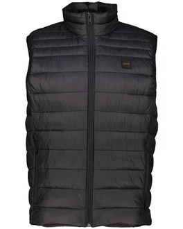 BOSS Herren Steppweste ODENO2 Schwarz/Grau