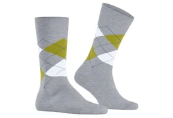 Burlington Socken King Grau/Hellgrau
