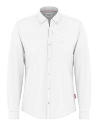 Langarmhemd Haven3-W Mit Ton-in Ton Markenlogoprint auf der Brust