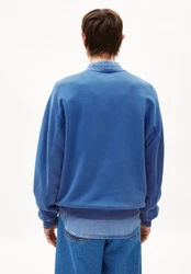 Armedangels Sweatshirt EMAAL CREWNECK GMT DYE Hellblau/Blau/Grau