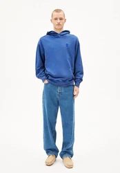 Armedangels Sweatshirt EMAAL HOODIE GMT DYE Herren Blau/Hellblau
