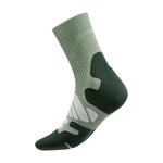 Bauerfeind Sportsocken Outdoor Merino Compression Erste Hilfe Artikel Grün/Dunkelgrün